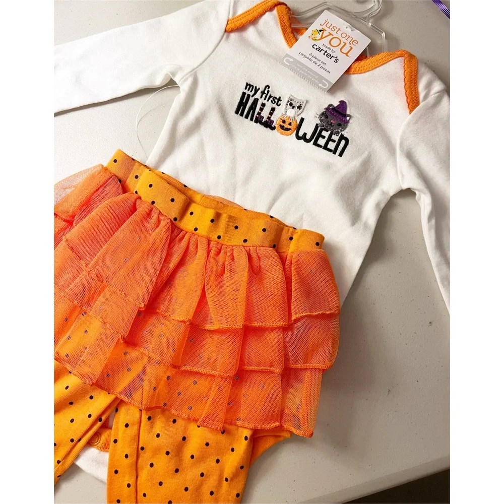 Carter’s My First Halloween baby girl two piece set